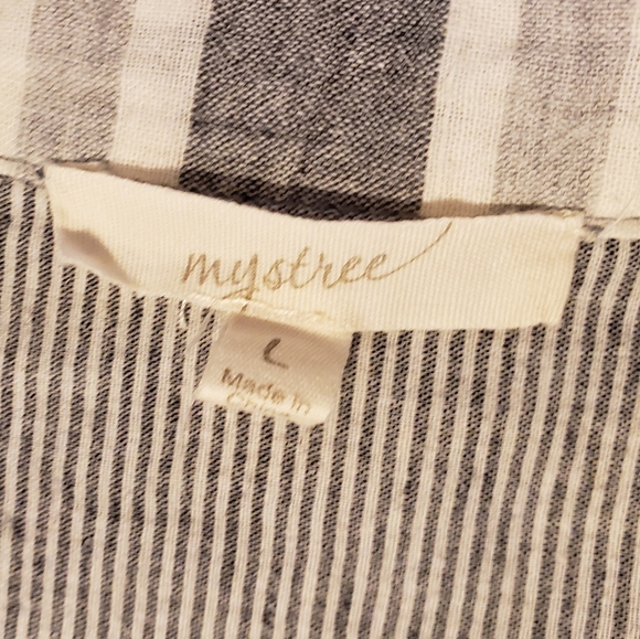 Mystree Striped Shirt - size L - Picture 6 of 11